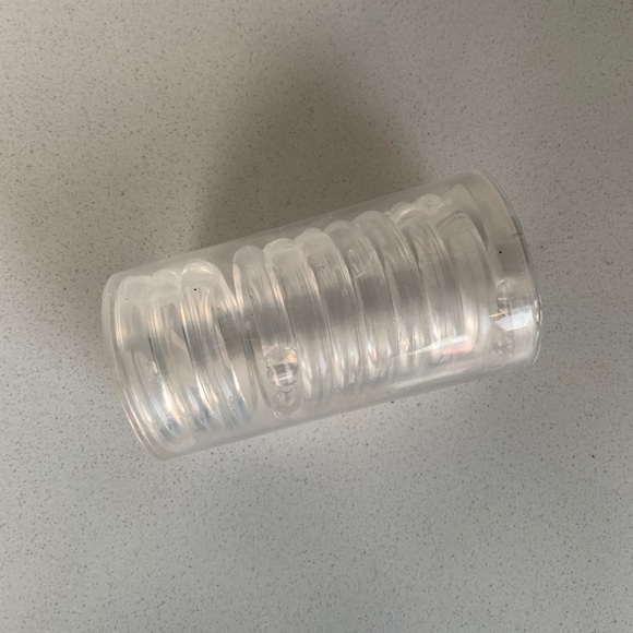 [Free If You Bundle] *Missing One* Clear Plastic Shower Curtain Rings - Picture 2 of 2